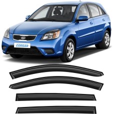 Дефлекторы CORSAR Дефлекторы Kia Rio II 05-11 хетчбек, нак., 4шт