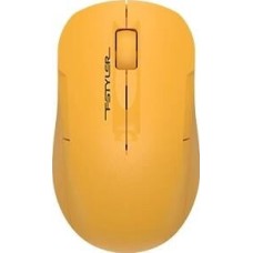 A4TECH Мышь Fstyler FG15CS Air2 желтый оптическая 1200dpi silent беспров. USB для ноутбука 3but