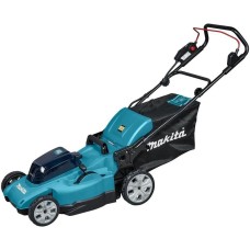 MAKITA Газонокосилка аккумуляторная DLM480CT2, 48см, несамоходная, 5Ач, с 2 АКБ, с ЗУ