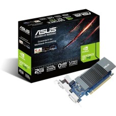 Видеокарта ASUS Видеокарта PCI-E nVidia GeForce GT 710 2G SILENT (2Gb, GDDR5, 64 bit, VGA+DVI+HDMI, RTL) (GT710-SL-2GD5-BRK-EVO)