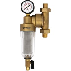 Аксессуар БАРЬЕР О082Р02 Фильтр механической очистки ПРОТЕКТ универсальный 1/2 ХВ с монометром