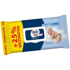 Салфетки влажные MASTER FRESH С0006257 ПРОМО Emily Style влаж салфетки Для детей 80 +20 штук упаковка с клапаном (+25% БЕСПЛАТНО)