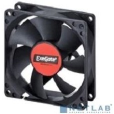Exegate EX288997RUS Вентилятор 220В ExeGate EX08025BAL (80x80x25 мм, 2-Ball (двойной шарикоподшипник), подводящий провод 30 см, 2600RPM, 32dBA)