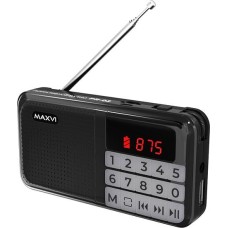 MAXVI Радио FM-приемник PR-02 black