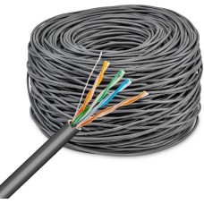 BURO Кабель сетевой BU-COP-040 UTP 4 пары cat.5E solid 0.40мм Cu 305м серый