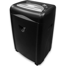 HELEOS Шредер УМ30-2 черный (секр.Р-2) ленты 22лист. 30лтр. скрепки скобы пл.карты CD