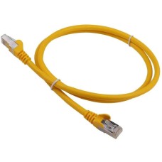 LANMASTER Патч-корд LAN-PC45/S6A-5.0-YL FTP RJ-45 вил.-вилка RJ-45 кат.6A 5м желтый LSZH (уп.:1шт)