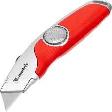 MATRIX Нож, 19 мм, выдвижное трапециевидное лезвие, эргономичная двухкомпонентная рукоятка 78926