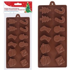 MULTIDOM Форма для шоколадных конфет силиконовая 