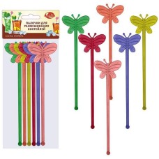 MULTIDOM Палочки для размешивания коктейлей 