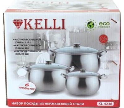Набор посуды KELLI KL-4238 6 предметов