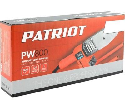 Сварочное оборудование PATRIOT 170302015 PW 800 Аппарат для сварки пластиковых труб
