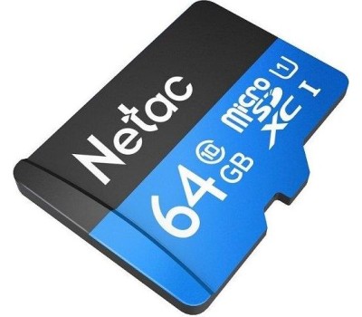 Карта памяти NETAC 64Gb MicroSD P500 (NT02P500STN-064G-S)