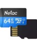 Карта памяти NETAC 64Gb MicroSD P500 (NT02P500STN-064G-S)
