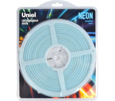 Светодиодная лента UNIEL (UL-00009091) ULS-N01-2835-120LED/m-6mm-IP67-DC12V-9W/m-5M-LIGHTBLUE блистер