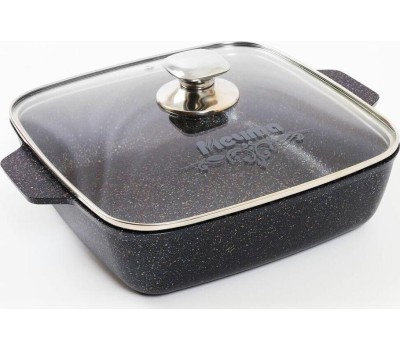 Жаровня МЕЧТА 37802 Гранит black 24х24см