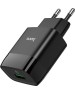 СЗУ HOCO (6931474732507) СЗУ HOCO C72Q Glorious single port charger черный