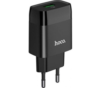 СЗУ HOCO (6931474732507) СЗУ HOCO C72Q Glorious single port charger черный