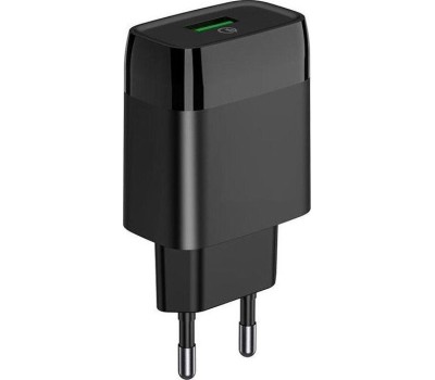 СЗУ HOCO (6931474732507) СЗУ HOCO C72Q Glorious single port charger черный