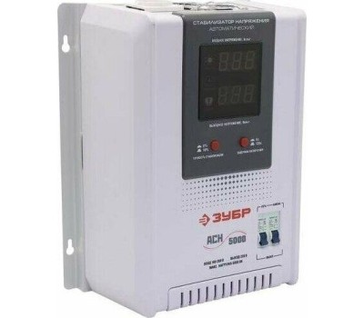 Автоматический стабилизатор напряжения ЗУБР 59385-5 5000ВА, навесной