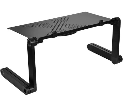 BURO Стол для ноутбука регулируемый BU-803, металл, складной, черный
