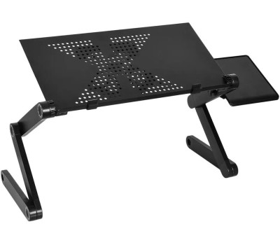 BURO Стол для ноутбука регулируемый BU-803, металл, складной, черный