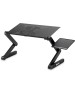 BURO Стол для ноутбука регулируемый BU-803, металл, складной, черный