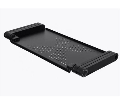 BURO Стол для ноутбука регулируемый BU-803, металл, складной, черный