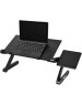 BURO Стол для ноутбука регулируемый BU-803, металл, складной, черный