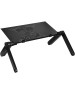 BURO Стол для ноутбука регулируемый BU-803, металл, складной, черный