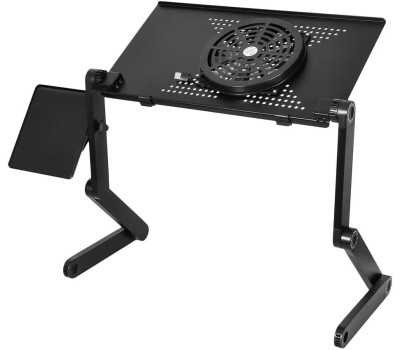 BURO Стол для ноутбука регулируемый BU-803, металл, складной, черный