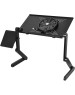 BURO Стол для ноутбука регулируемый BU-803, металл, складной, черный