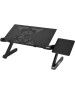 BURO Стол для ноутбука регулируемый BU-803, металл, складной, черный
