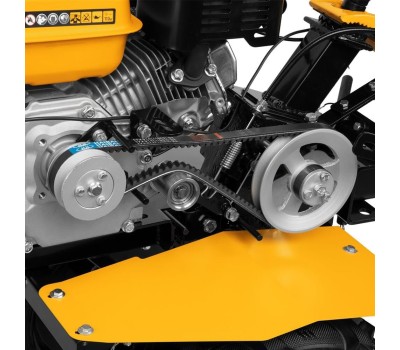 Мотоблок DENZEL DPT-270S, 7 л.с., ремен.сцеп, фрез 3х4, ШОМ, передачи 2В/1Н 56442