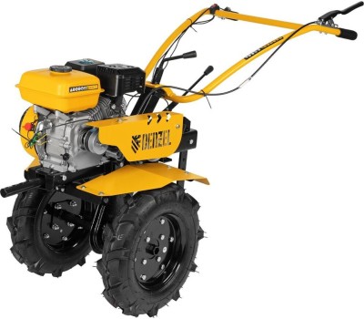 Мотоблок DENZEL DPT-270S, 7 л.с., ремен.сцеп, фрез 3х4, ШОМ, передачи 2В/1Н 56442