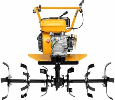 Мотоблок DENZEL DPT-270S, 7 л.с., ремен.сцеп, фрез 3х4, ШОМ, передачи 2В/1Н 56442