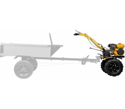 Мотоблок DENZEL DPT-270S, 7 л.с., ремен.сцеп, фрез 3х4, ШОМ, передачи 2В/1Н 56442