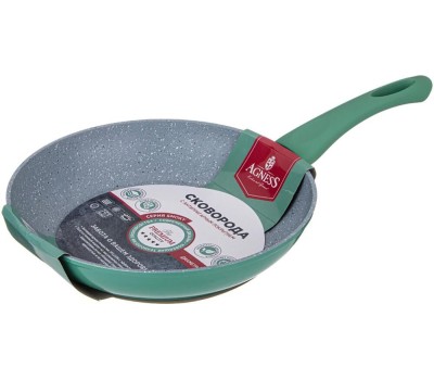 Сковорода AGNESS 932-508 SMOKY с а/приг. покрытием 24Х4,8см