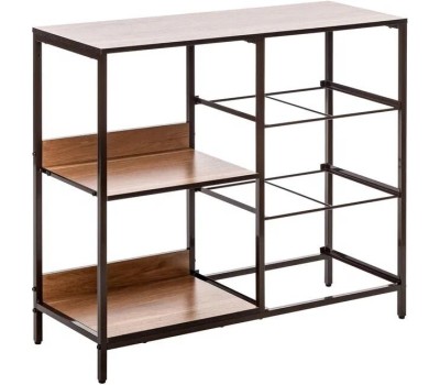 Комод LESET Локи Комод 3 ящ. С полками Бежевый/Светло-коричневый/Темно-коричневый