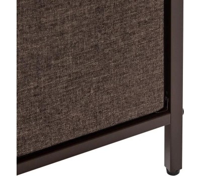 Комод LESET Локи Комод 3 ящ. С полками Бежевый/Светло-коричневый/Темно-коричневый