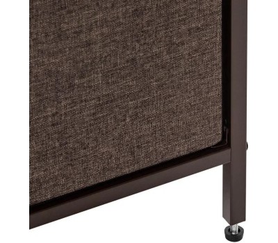 Комод LESET Локи Комод 3 ящ. С полками Бежевый/Светло-коричневый/Темно-коричневый