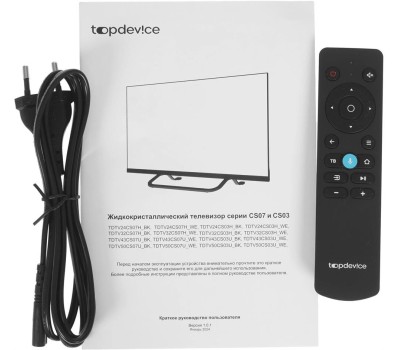 Телевизор TOPDEVICE TDTV43CS03U UHD SMART TV YaOS
