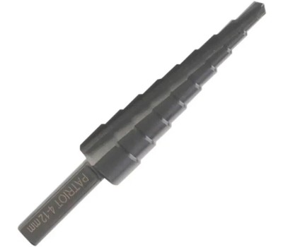 PATRIOT Сверло по металлу ступенчатое (4х12 мм, шаг 1 мм)