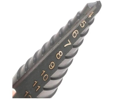 PATRIOT Сверло по металлу ступенчатое (4х12 мм, шаг 1 мм)