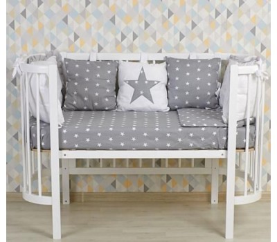 Кроватка POLINI Кроватка детская kids Simple 350, белый (1 кор.)