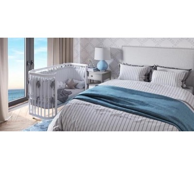 Кроватка POLINI Кроватка детская kids Simple 350, белый (1 кор.)