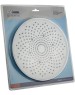 Лейка GFMARK 6145 Лейка тропический душ круглая, из высокопрочного АБС пластика, с белой вставкой, D - 230 мм, в блистере, цвет ХРОМ
