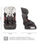Детское автомобильное кресло SIGER KRES3597 Космо Lux гр.I/II/III, слон серый, бежевый