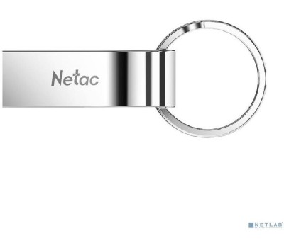 NETAC USB Drive 32GB U275 <NT03U275N-032G-20SL>, USB2.0, с кольцом, металлическая