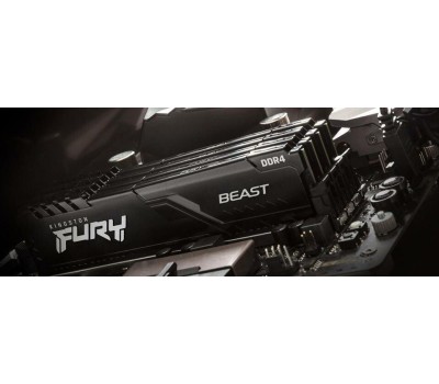 Оперативная память KINGSTON Оперативная память Fury Beast Black KF436C18BB/16 DDR4 - 1x 16ГБ 3600МГц, DIMM, Ret